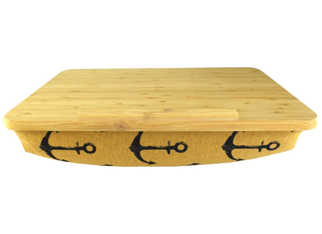 Laptopkissen - Knietablett aus Bambus Ocker